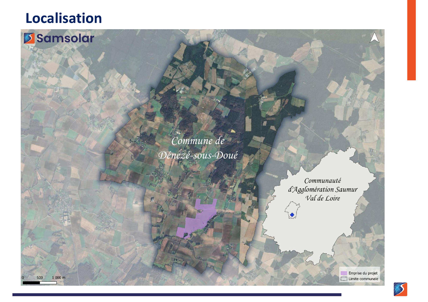 Carte du projet - Échelle générale
